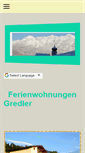 Mobile Screenshot of ferienwohnung-gredler.at